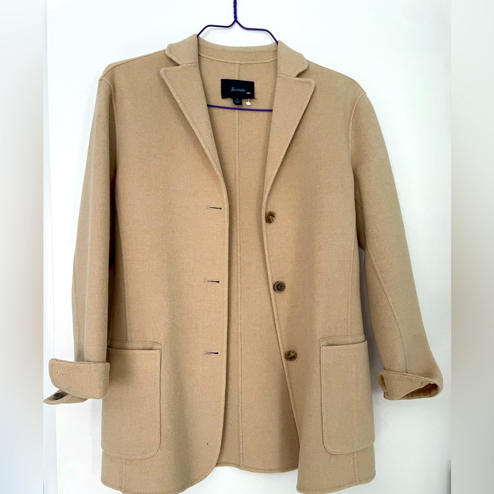 Beautiful Faconnable camel wool coat